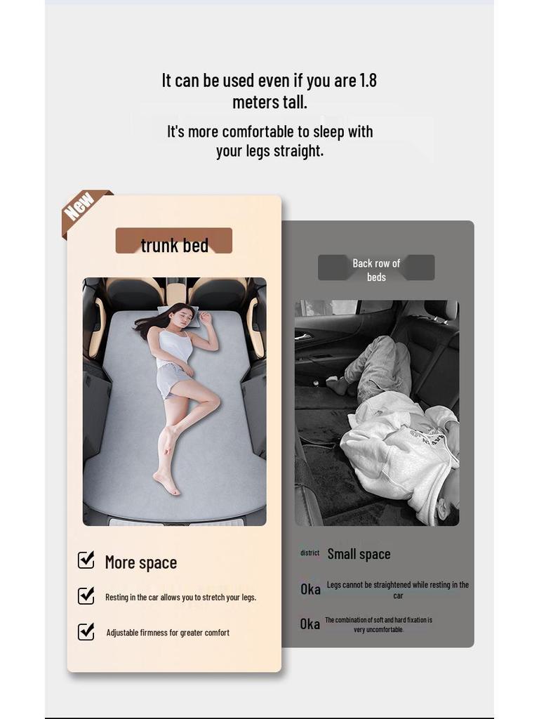 NIO ES6, ET5T, ES8, EC6, and ES7 Car Air Mattress for Rear Seats and Trunk
