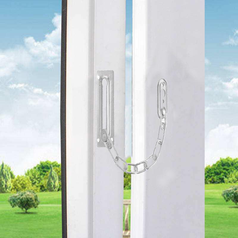 Stainless Steel Anti-Theft Door Chain Lock Hotel High Security Chain Restrictor