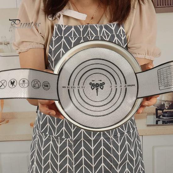 2 Pcs Silicone Bread Sling for Dutch Oven Non-stick Reusable Baking Mat with Long Straps Heat Resistant Pot Holder