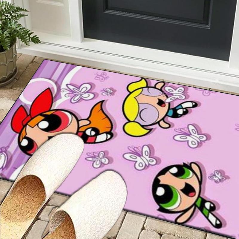 Power Police  Adventure Office Rug Chair Mat, Game Carpet, Suitable for Front Door, Bedroom, Living Room, Desk, Holiday Gift
