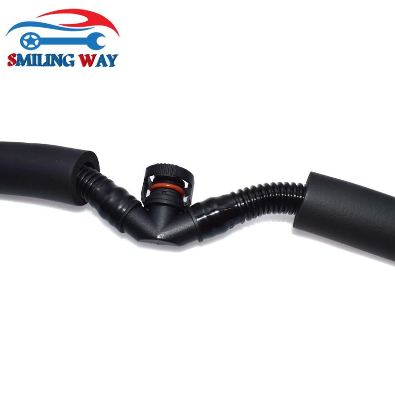 Crankcase Breather Vent Hose Pipe 11617540610 For BMW E60 E61 E64 E63 E65 E66 E67 X5 E53 540i 550i 650i 740i 750i 740iL 750iL