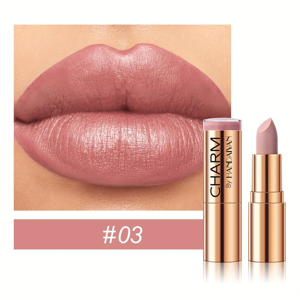 1pc Hydrating Lipstick - High-Shine Glossy Lip Gloss with Moisturizing Formula, Waterproof Non-Drying Lip Color, Soft Y Plumping Finish Lipstick