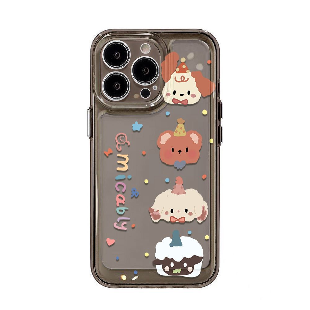 Animal Birthday Party Applicable iPhone17PorMax Mobile Phone Case Apple 16Pro/15 Soft Case 14 Transparent 16