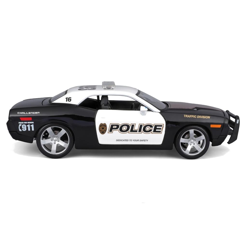 Dodge Challenger Concept Police Scale Diecast Model 31365 (2006, 1/18 Car, Black) [item]