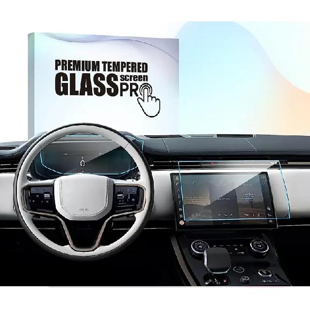For Land Rover Range Rover Sport 13.1 Inch curved infotainment display and 13.7-inch digital gauge display Protector Film
