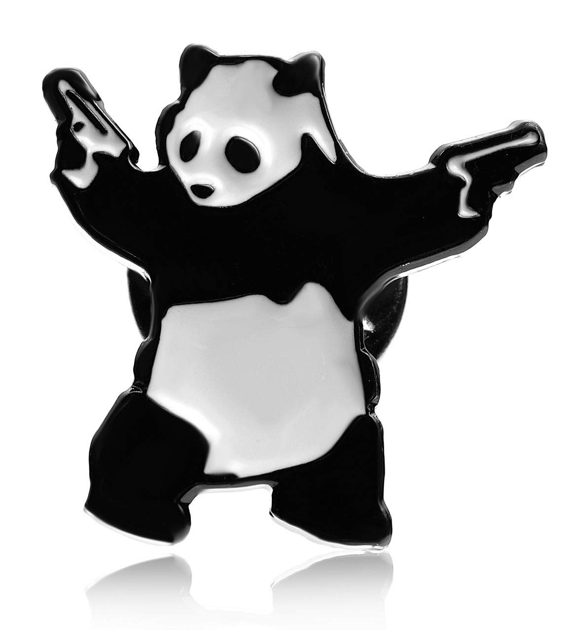 

Don Flyee Panda Gunman Banksy Pin Badge Pins Butterfly Clutch Alloy C0043