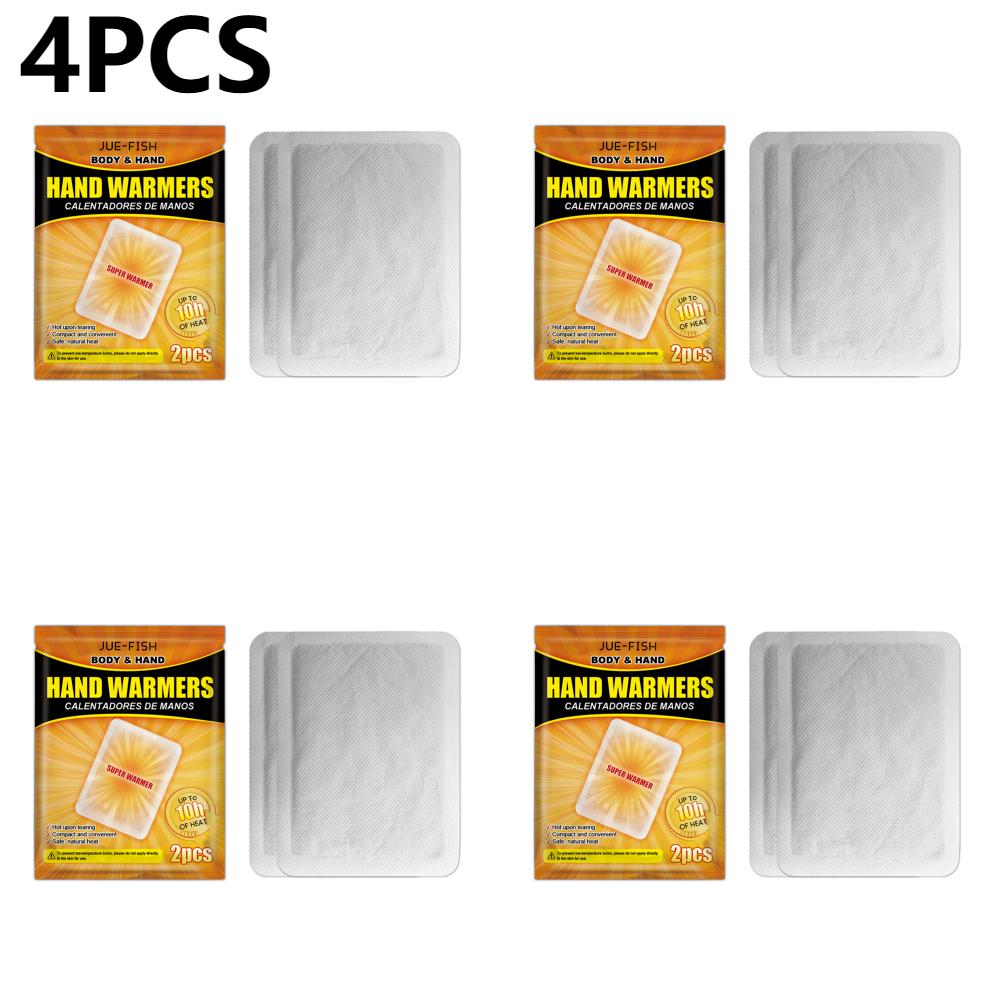 1-5Pcs  Self  Adhesive Heat Patches Hand Warmers Long Lasting Disposable Heating Pack Natural Heated Warmer Stickers for Body