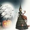 Halloween Ghost Witches Decorations Horror Props Garden Ornament Resin Craft