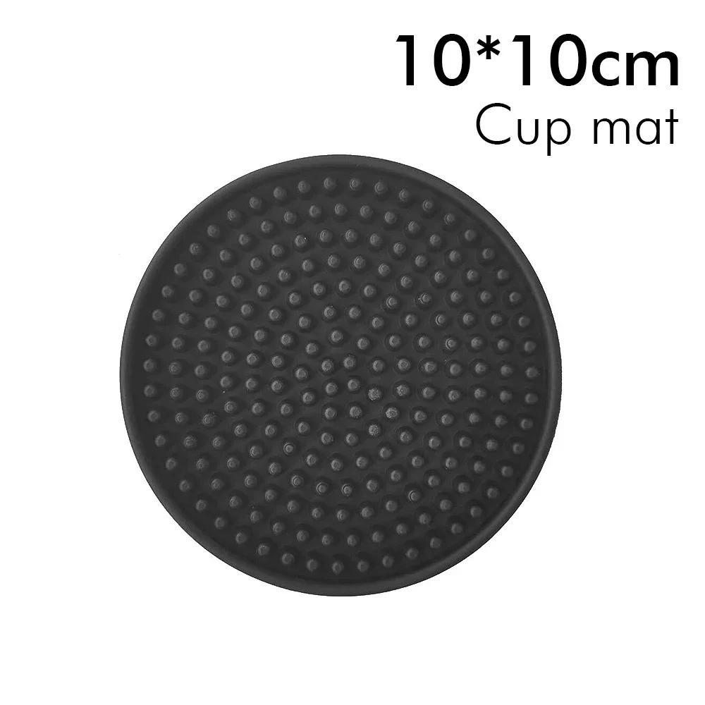 

Bar Mat Rubber Anti-slip PVC Coffee Bar Mats Cup Mat Waterproof Heat Resistant Durable Drain Mat for Home Bar Cafe