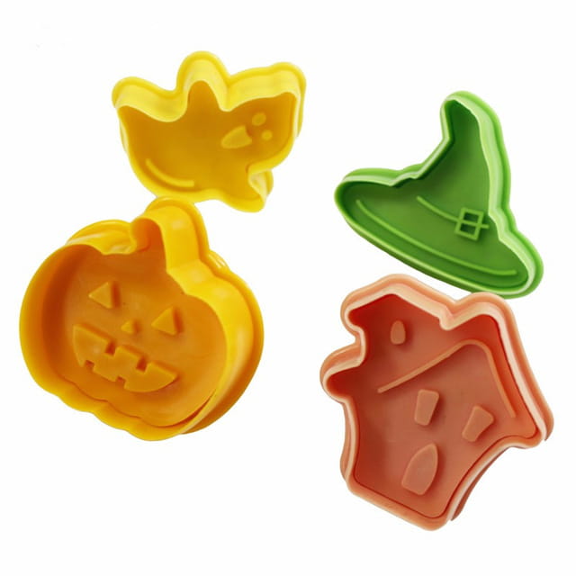 Cutters With Plunger Halloween Molds