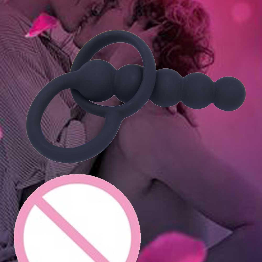 Sexy Beads Anal Butt Plug Play Pull Ring Ball Silicone Butt Anal 