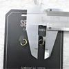 Qingdao Kanila Foreign Trade Jewelry European and American Niche Surgical Steel Material Anti-Allergy Ear Piercing Daily Earrings