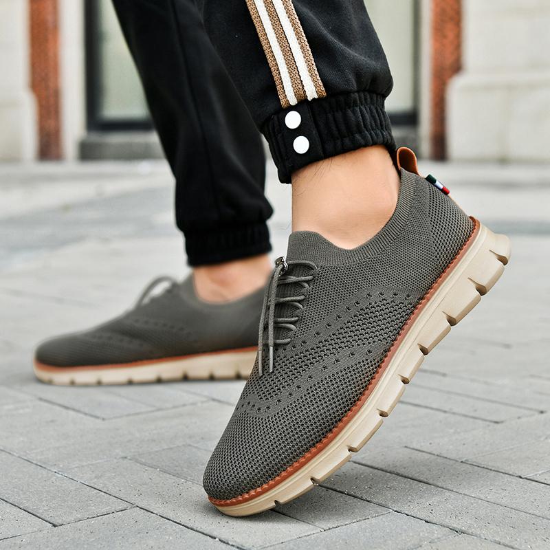 TUINANLE Herren Sneaker Übergröße 40-50 Schuhe Lässige Sneaker Atmungsaktive Mesh-Schuhe