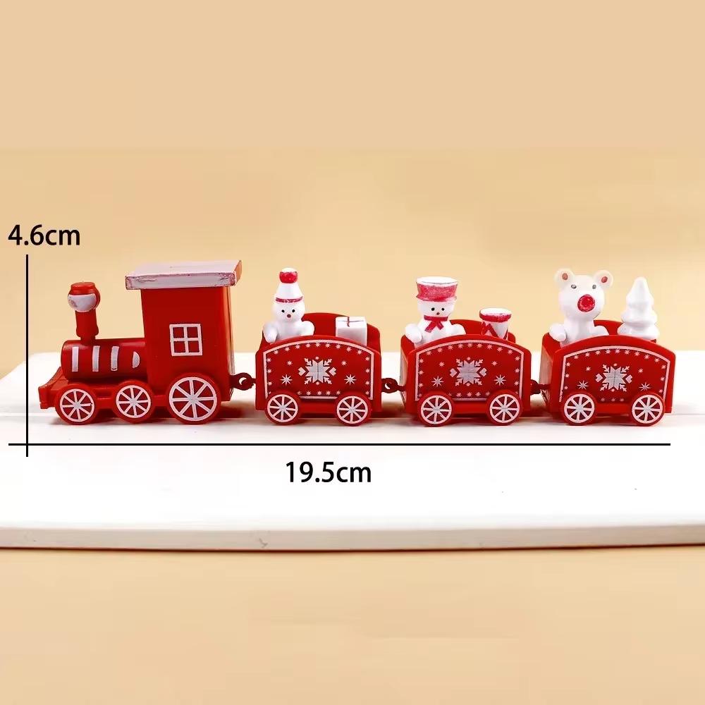 Christmas Plastic Train Decorations Mini Snowman Gingerbread Decorations for Trains Christmas Trains Christmas Decorations Gifts