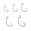 50Pcs Baits Jig Fishes Hook Replacement High Carbon Steel Hook with Plastic Box Worm Soft Baits Jig Fishes Hook