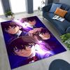 Retro Anime Detective Conan Cartoon Rug for Bedroom Living Room Sofa Home Doormat Decor,Kids Play Non-slip Floor Mat Gift