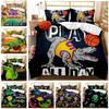 Dinosaur Sports Basketball Comfortable Duvet Quilt Cover Pillowcase Bedding Set Children Bedroom Decoration Home Textile