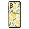 Phone Case for Samsung Galaxy A55 A53 A52 A52S A51 A41 A35 A32 A25 A23 A15 A13 A71 A72 Soft TPU Fresh Summer Fruit Lemon Cherry
