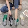 Rhinestone Woman Slippers Outside Flat Slides New Collection High Quality On Offer Sandals Low Price Korea Style Shoes for Women