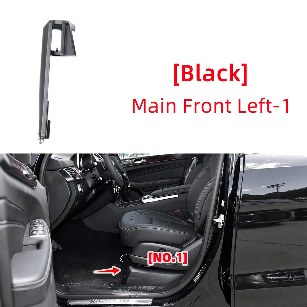 Seat Track Cover Rail Trim Front Left Right for Mercedes-Benz GLE W166 GLS W292 Black 1669190500 1669190800