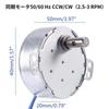 REYLNXR Synchro Motor Synchronous Motor AC 100-127V 4W 50/60HZ CCW/CW 2.5-3RPM Drive Motor Rated