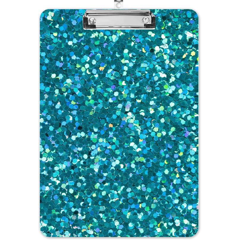 Fashion A4 Clipboard, Standard Letter Size 9 x 12.5 , Decorative Wooden Clipboard with Low Profile Metal Clip for Office, School, Teachers, and циан