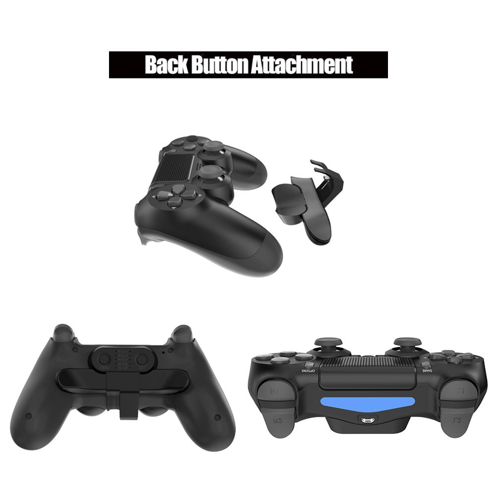 For PS4 Controller Paddles Extended Gamepad Back Button Attachment Joystick Rear Buttons with Turbo Key for PS4 Game Accessories