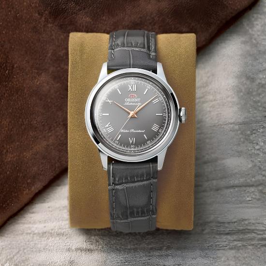 Orient Bambino 38 Automatik-Uhr Grau Herren Limited Edition RN-BB0006N