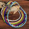 Trendy Colorful Rice Bead Necklace for Women - Bohemian Style Choker Chain Accessory