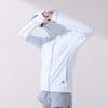 "Unisex UV Protection Detachable Brim Ice Silk Jacket"