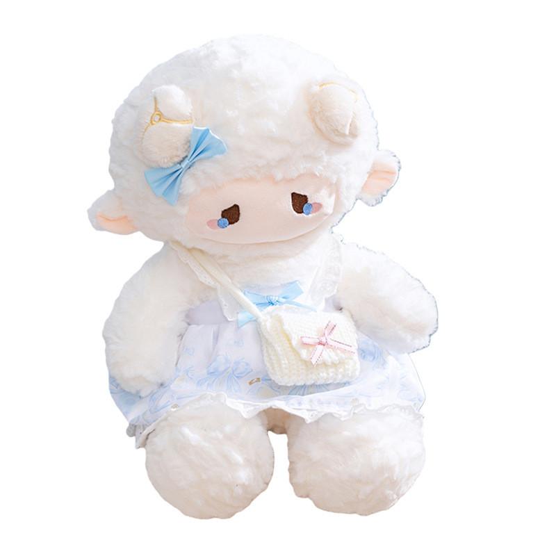 

Puff Pao Sheep Plush Backpack Soft Toy For Kids And Teens