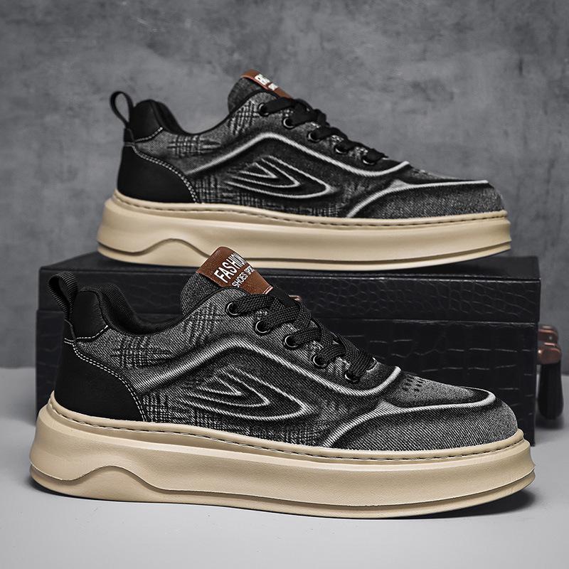 

2025 new men s shoes new breathable cloth shoes men s shoes low-top men s casual canvas shoes teen students trendy shoes 40