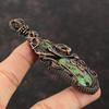 Kupfer Rubin Zoisit Anhänger Kupferdraht gewickelt Anhänger Handgefertigter Schmuck Edelstein Anhänger Rubin Zoisit Kupfer Schmuck Besonderes Anlass Geschenk