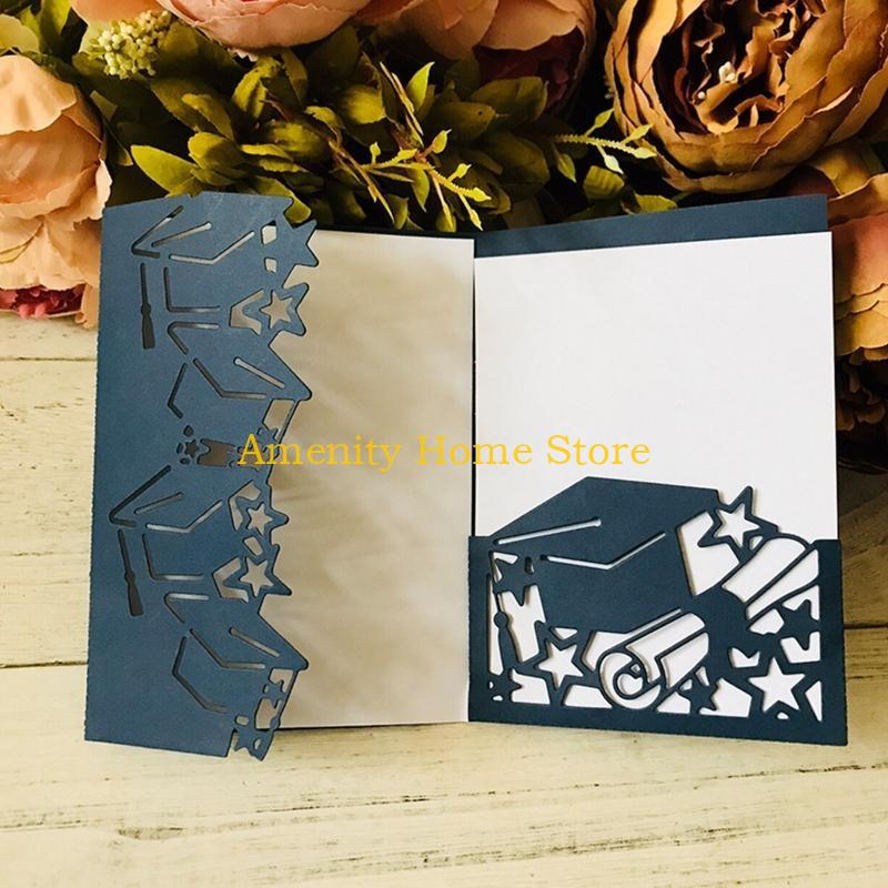 F26C Zarter Abschlusshut Metall-Stanzformen Bastel-Stanzteile Präge-Schriftzug-Stanzformen für DIY Scrapbooking Tagebuch Verzierung