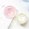 Brass Head Seal Stamp Crown Letters Sealing Wax Stamp for Letter Invitations Decoration English Letters Wax Seal Stamp