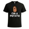 Sono Una Patata Patata Verdura Cibo Gag Maglietta da Uomo Regalo Festa Novità Top Tee