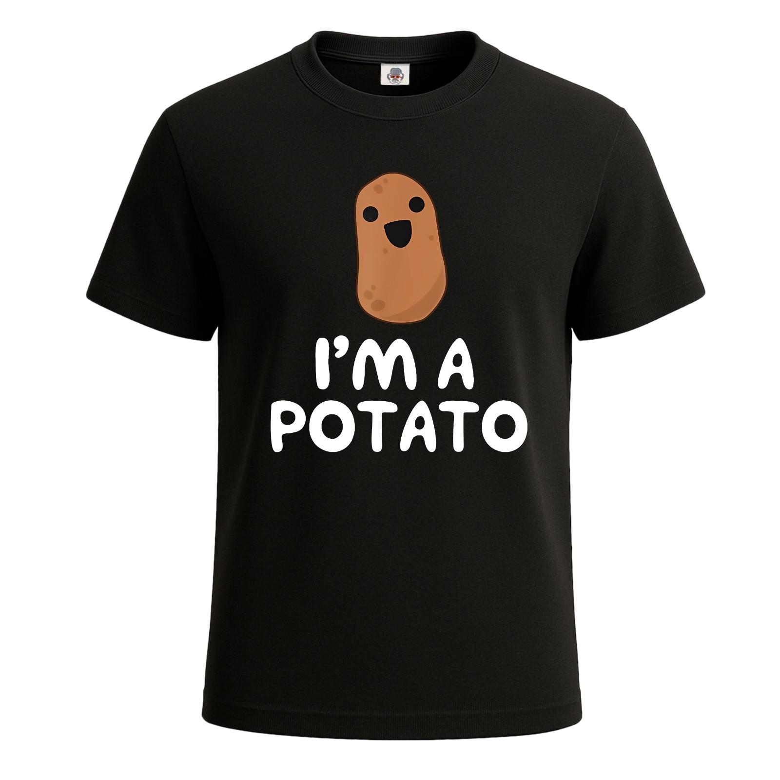 I m A Potato Potato Vegetable Food Gag Mens T-shirt Gift Party Novelty Top Tee S