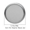 4pcs Stainless Steel Lids, Mason Jar Sprouting Kit Lids, For Growing Broccoli, Alfalfa, Salad Sprouts And More - PR