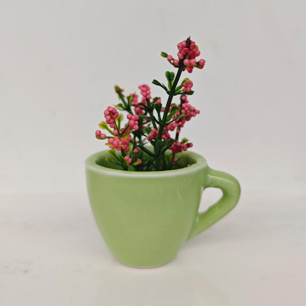 Mini Ceramic Vase Fridge Magnets Flower Vase Refrigerator Magnets Decorative Refrigerator Stickers for Kitchen Home Decor