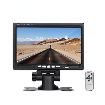 Car Parking System for Truck RV Van Trail Rear View Reverse 7 Inch Color LCD Monitor With 2 Video Input 2 AV In For DVD VCD Reversing Camera