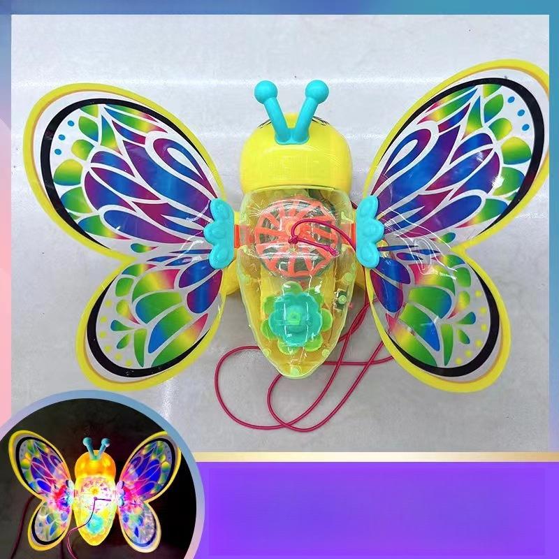 1 Stück Elektrischer Riegel Leuchtender Hase mit Blinkender Musik-Schnur und Projektionsspielzeug