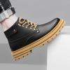 Mode Retro Lederstiefel Warme Schuhe für Herren Outdoor Motocross Stiefel Formelle Erwachsenen Schuhe Neue Ankunft Männliche Markenstiefel