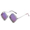 Steampunk Sunglasses New Retro Men Ladies Metal Hollow Frame Fashion Glasses  Designer High Quality Sunglasses UV400