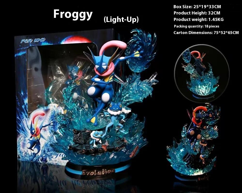 Lovely New Animation Bao Ke Meng Gk Animation Pikachu Luminous Doll Hand-Made Model Super Dream Gengar Fire-Breathing Dragon Ornaments