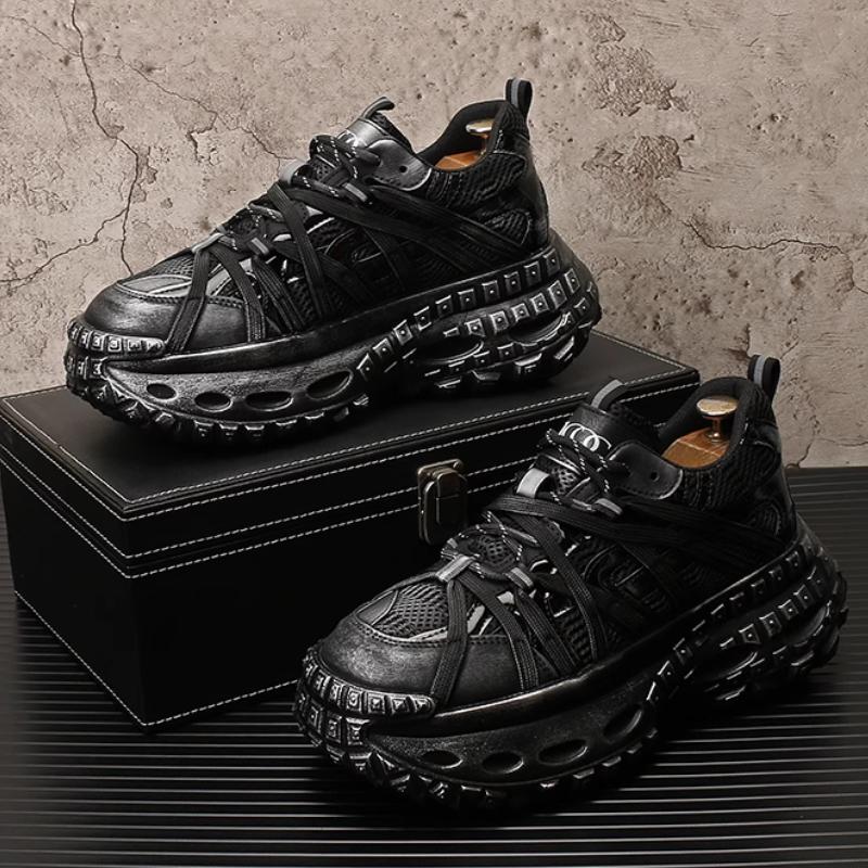 Fashion Retro tire shoes, Paris dad shoes, comfortable and breathable mesh men's shoes, inner sports casual shoes  b33