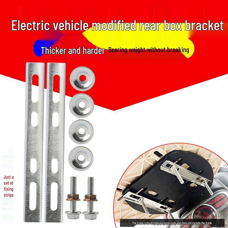 Porte-bagages Arrière Universel pour Véhicule Électrique - Support de Montage pour Coffre Arrière de Scooter