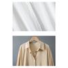 WTEMPO Women's Shirt Solid Color Top Medium Long Loose Shirt Long Sleeve Large Size Top Spring and Autumn