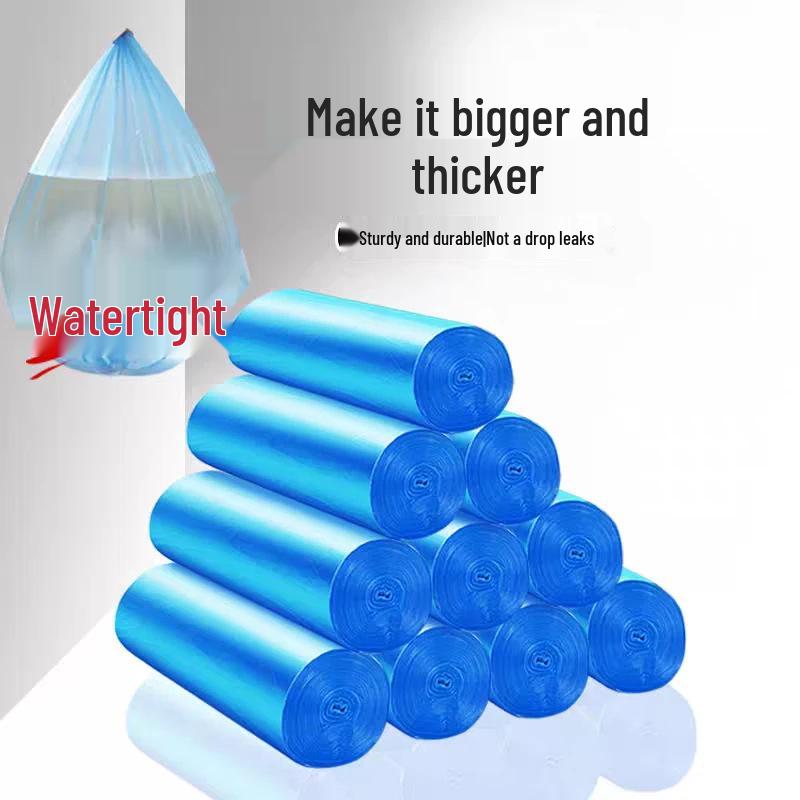 Saci de Gunoi de Unică Folosință cu Gură Plată Îngroșați - Durabili, Rupturabili, Material Nou, pentru Clasificarea Ușoară a Deșeurilor.