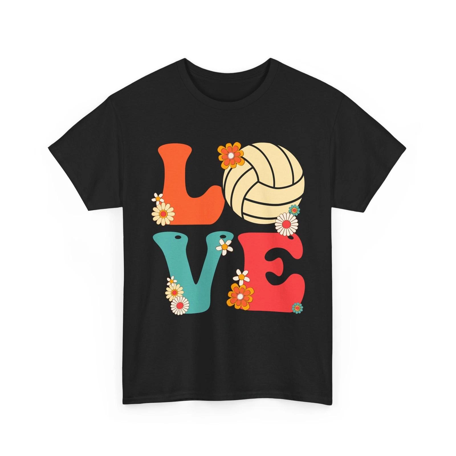 Love Volleyball T shirt, Sunflower Volleyball Fans Sports Lovers Shirt 3XL