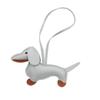 Handmade PU Leather Puppy Dog Keychain Pendant Lovely Dachshund Bag Phone Pendant Women Backpack Handbag Charm Decors